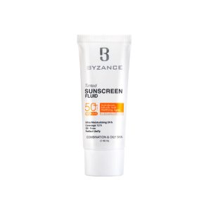 BYZANCE Tinted Sunscreen Fluid SPF 50 - Image 3