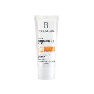 فلوئید ضد آفتاب رنگی SPF 50 مناسب پوست های چرب ، مختلط و مستعد آکنه بیزانس - Image 4